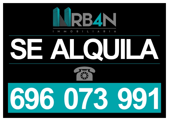 Cartel para inmobiliaria